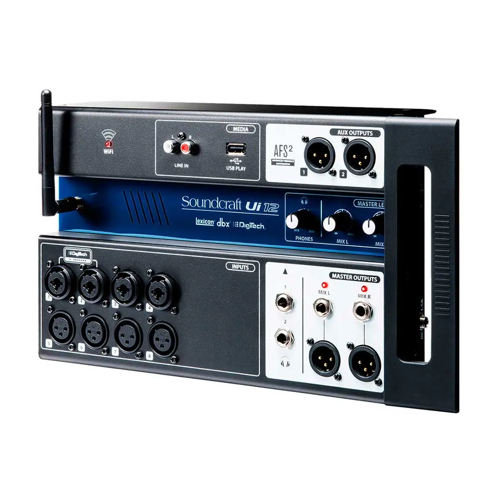 Soundcraft Ui12 – Mezclador digital controlado a distancia Soundcraft Ui12 – Mezclador digital controlado a distancia