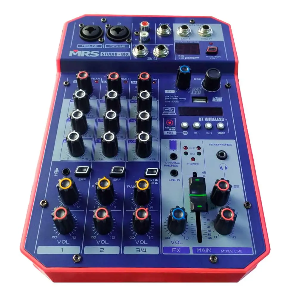 MRS-STUDIO 8FX Mixer analógico MRS-STUDIO 8FX Mixer analógico