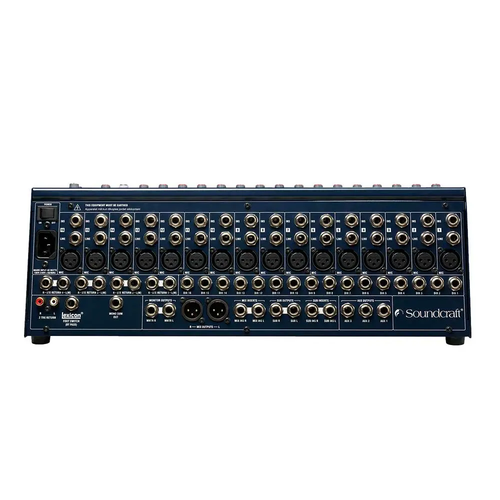 Soundcraft FX16ii – Mezcladora con Efectos Soundcraft FX16ii – Mezcladora con Efectos